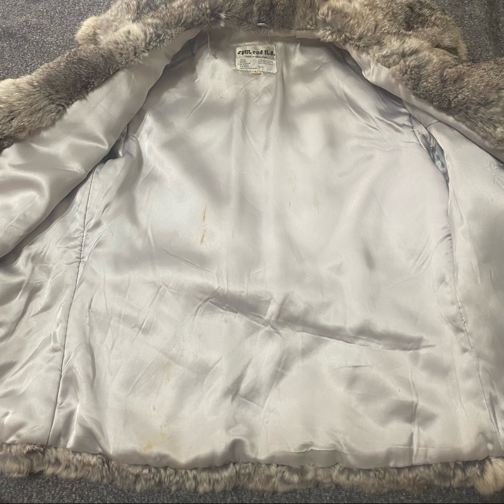 Real Rabbit Fur Coat - Picture 5 of 8